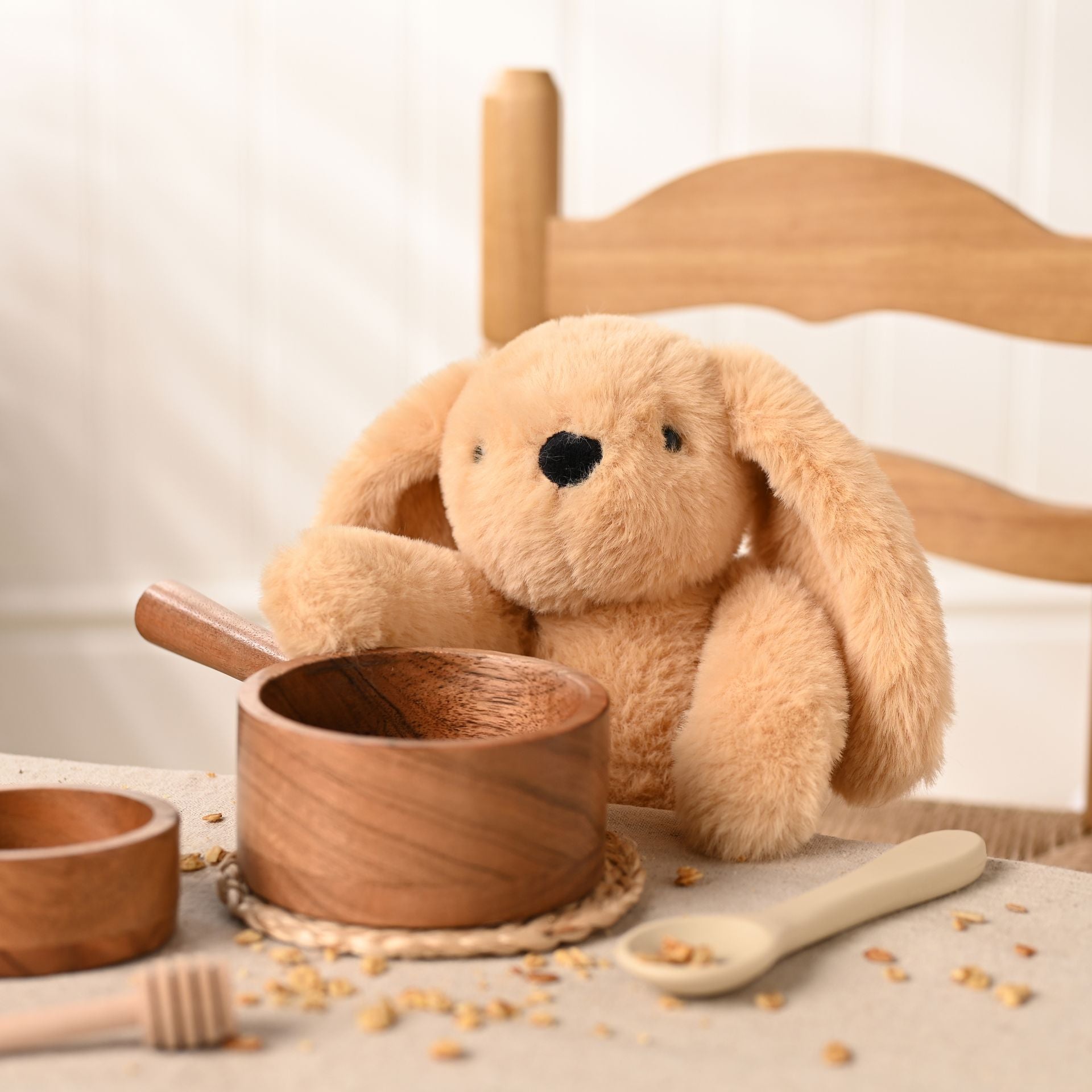 Oatey The Plush Long Leg Light Brown Bunny 35 cm