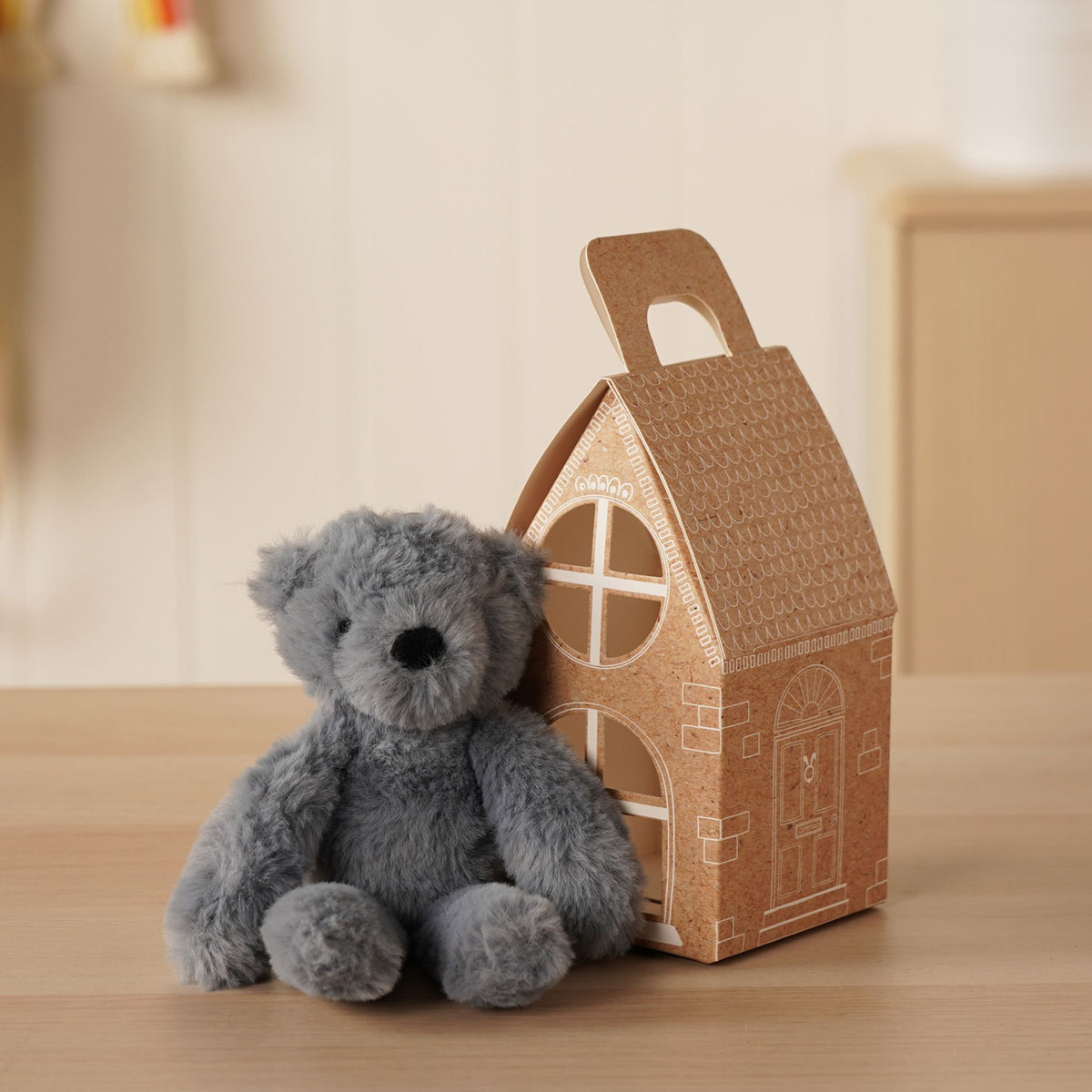 Pip The Plush Petrol Bear Keyring