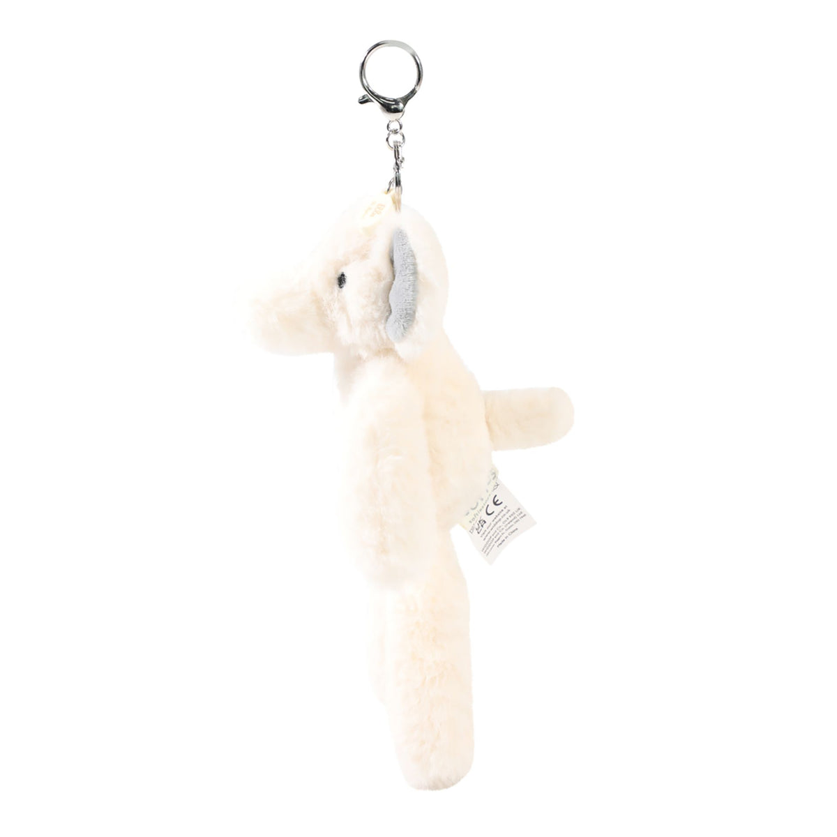 Ellie The Plush Cream Elephant Keyring