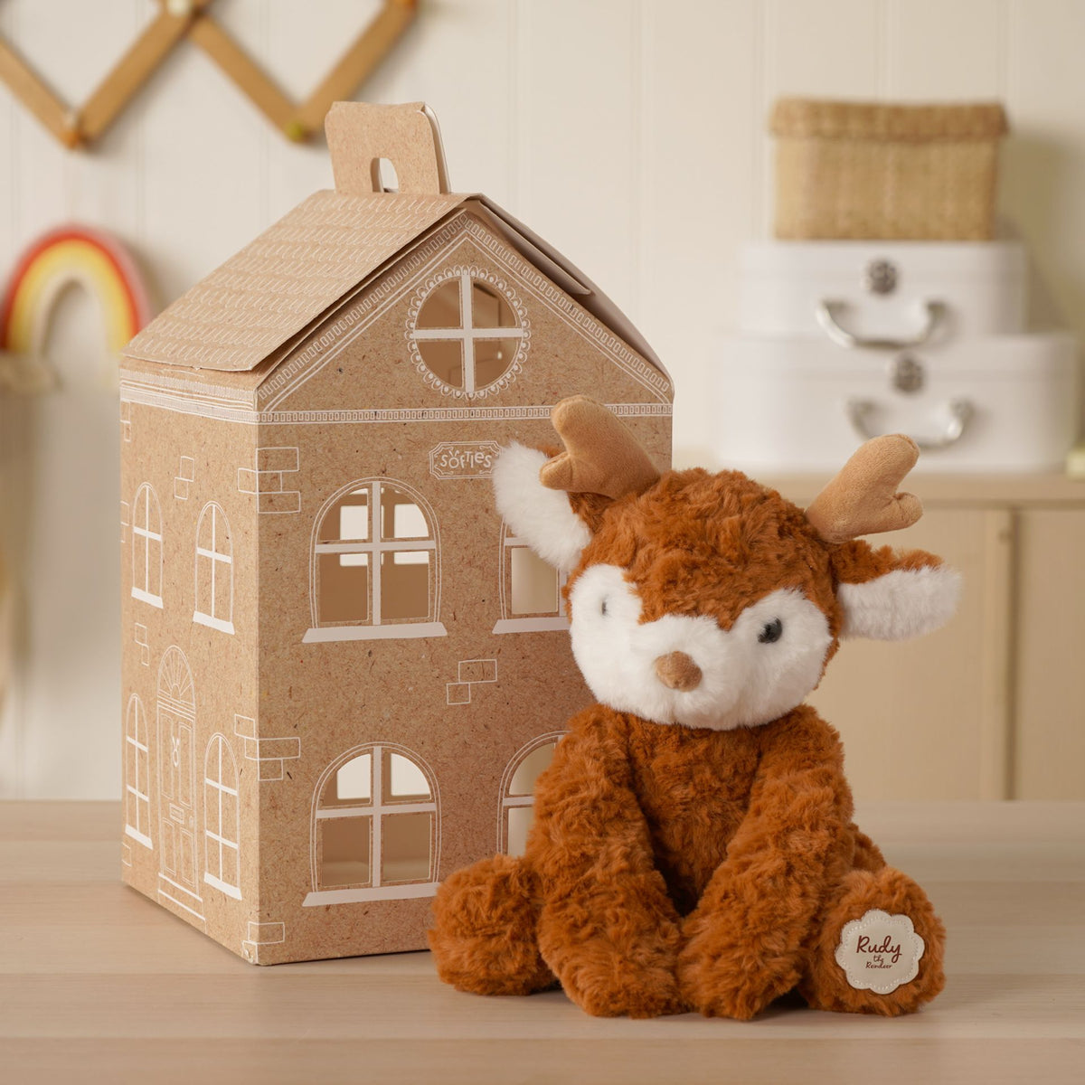 Rudy The Plush Reindeer 23cm