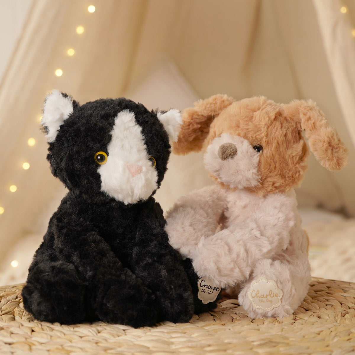Crumpet The Plush Black and White Cat