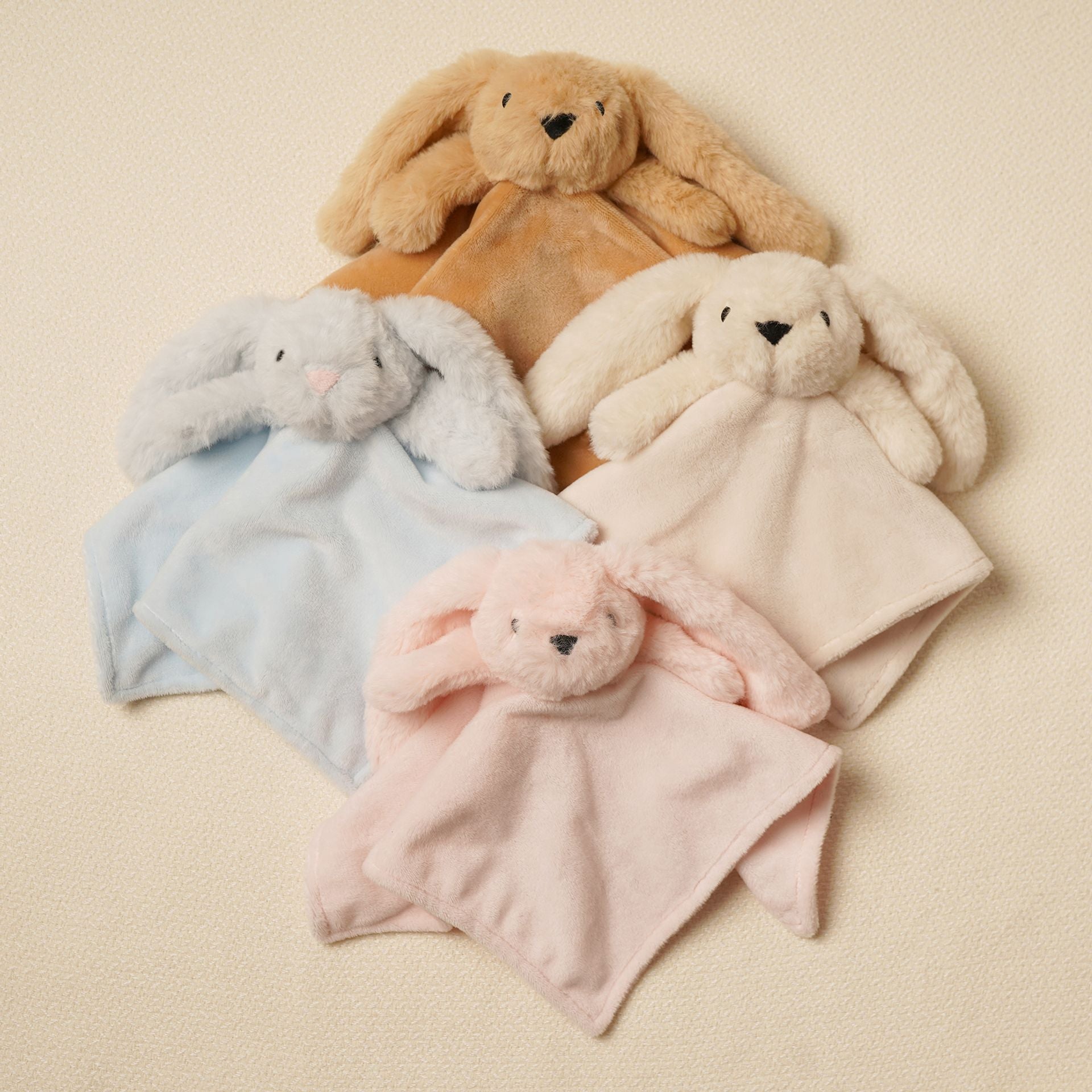 Oatey the Plush Light Brown Bunny - Baby Comforter