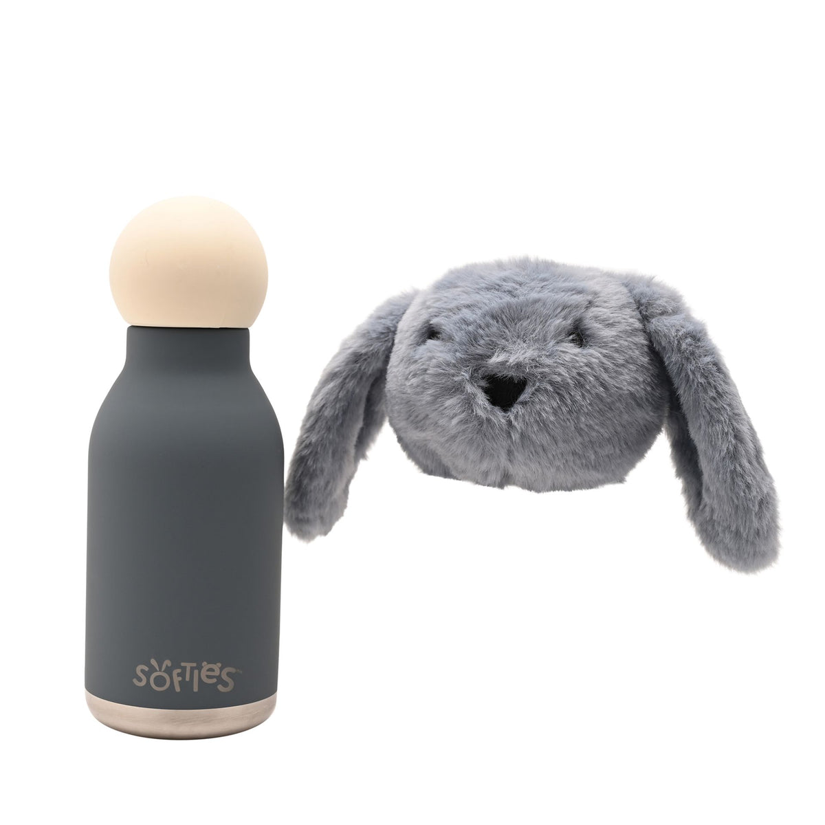 Sonny The Plush Bunny Petrol Blue Stainless Steel Water Bottle 23cm / 450ml