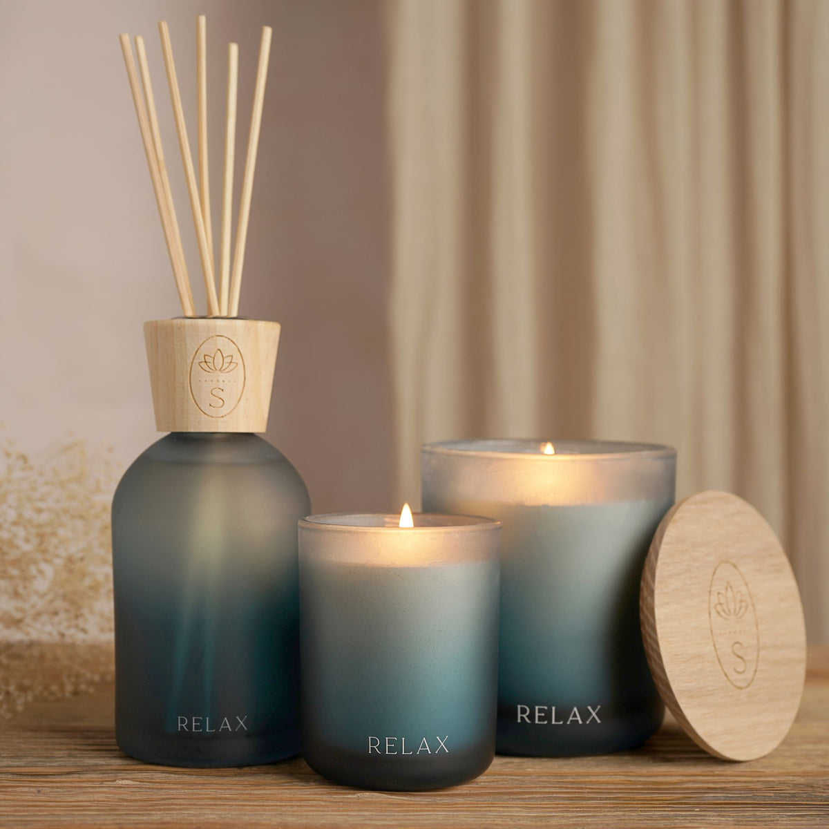 Serenity Relax Diffuser 220ml Petitgrain, Rose & Sandalwood