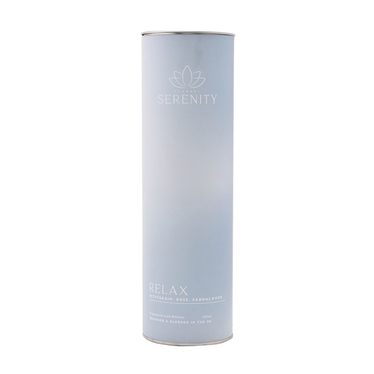 Serenity Relax Diffuser 220ml Petitgrain, Rose & Sandalwood