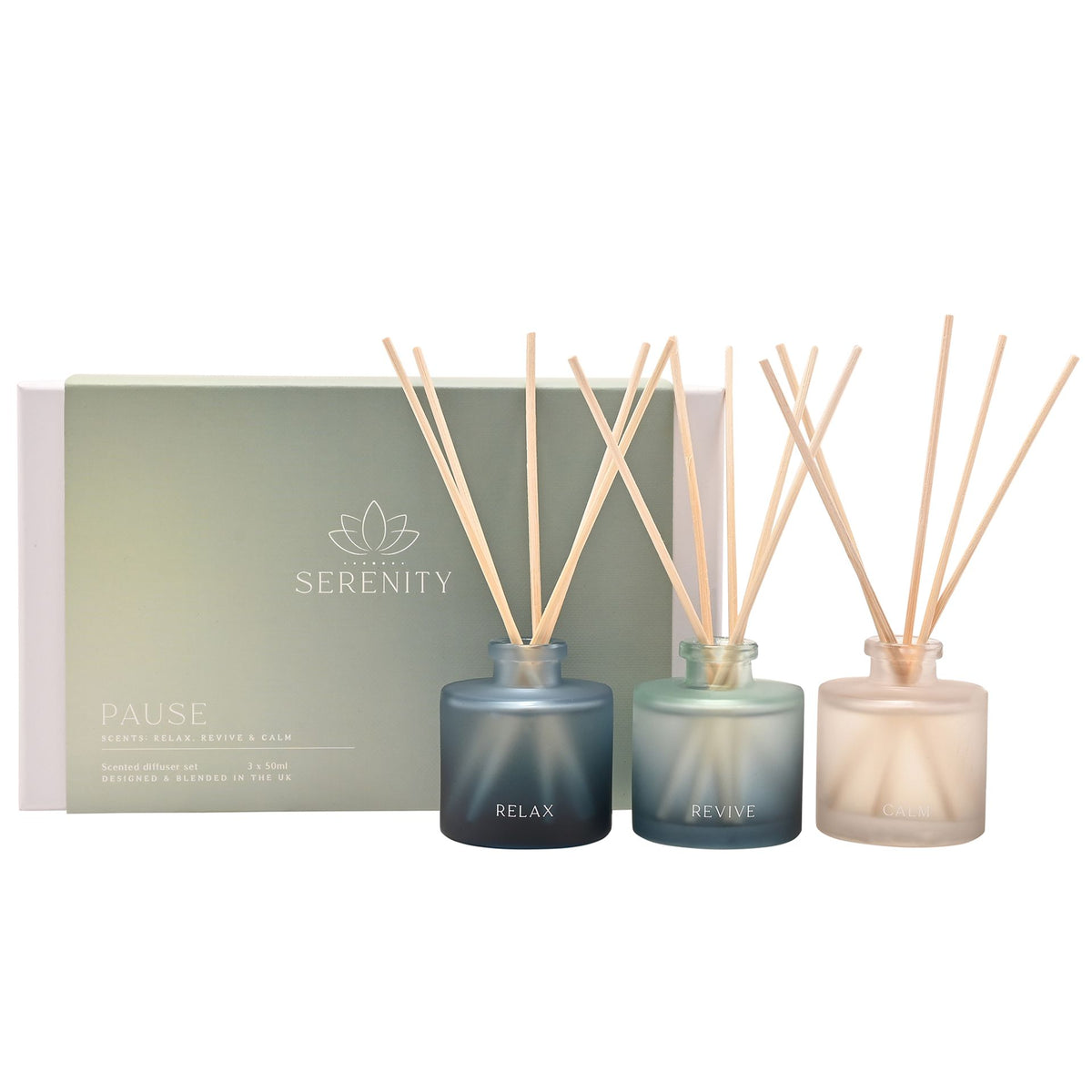 Serenity Pause Set of 3 Diffusers 50ml