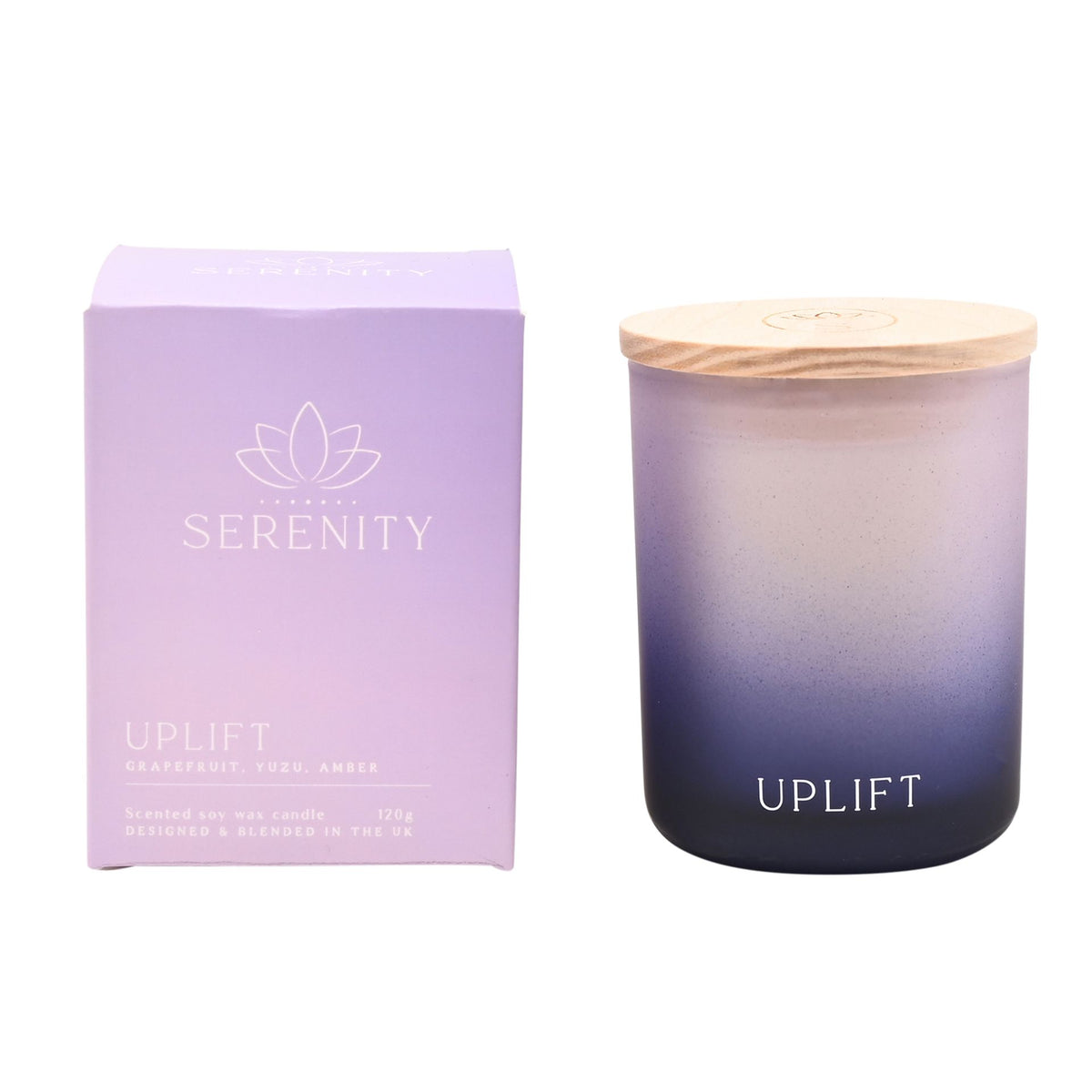 Serenity Uplift Candle 120g Dragonfruit, Coconut, Grapefruit
