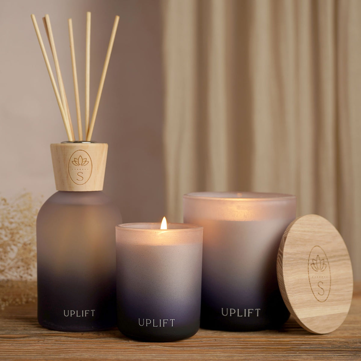 Serenity Uplift Candle 120g Dragonfruit, Coconut, Grapefruit