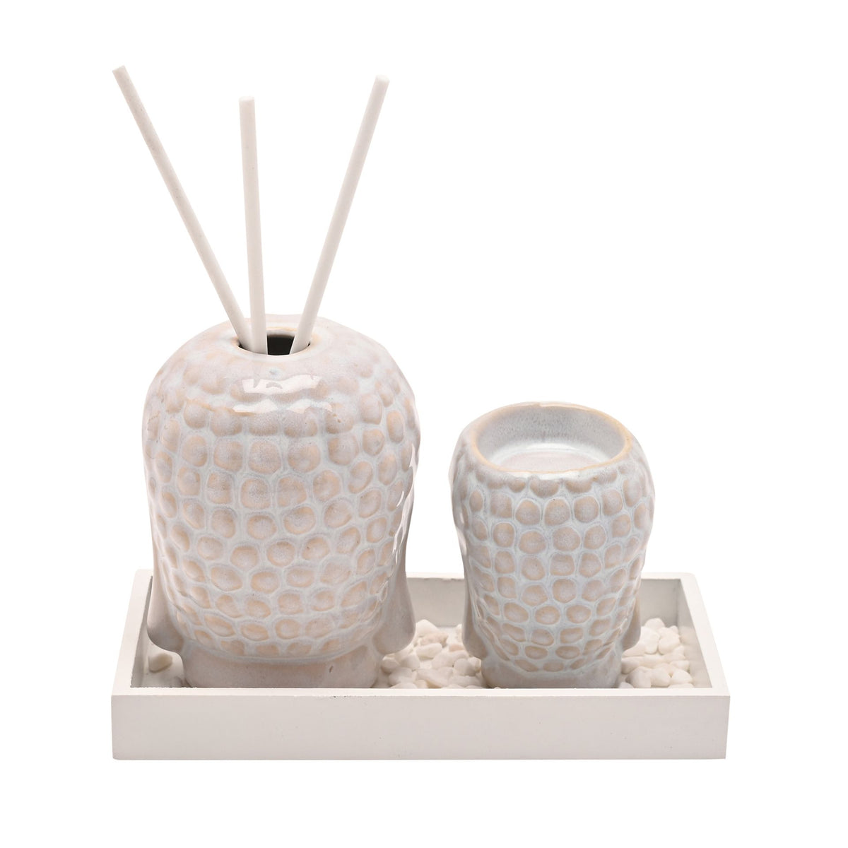 Serenity Buddha Home Fragrance Set - White