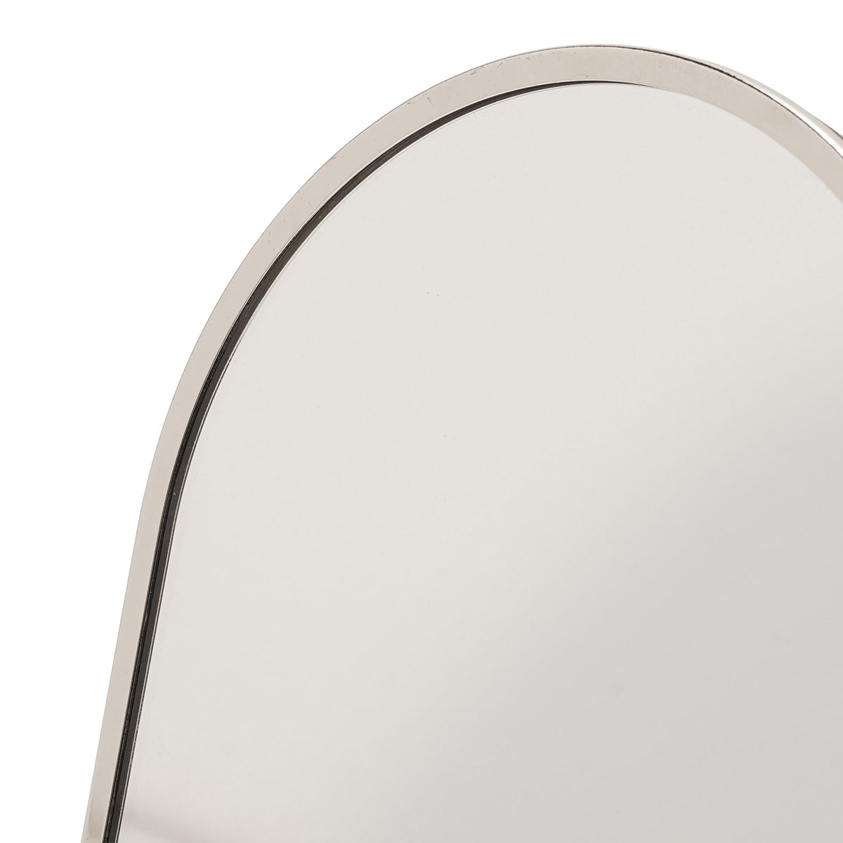 Sophia Nickle Plated Steel Mirror - Large