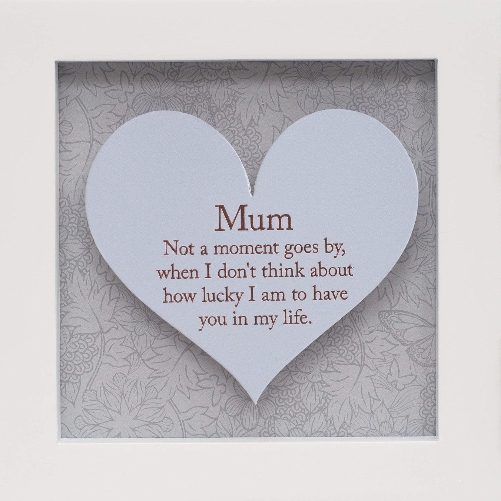 Said with Sentiment Hinged Heart Photo Frame Mum