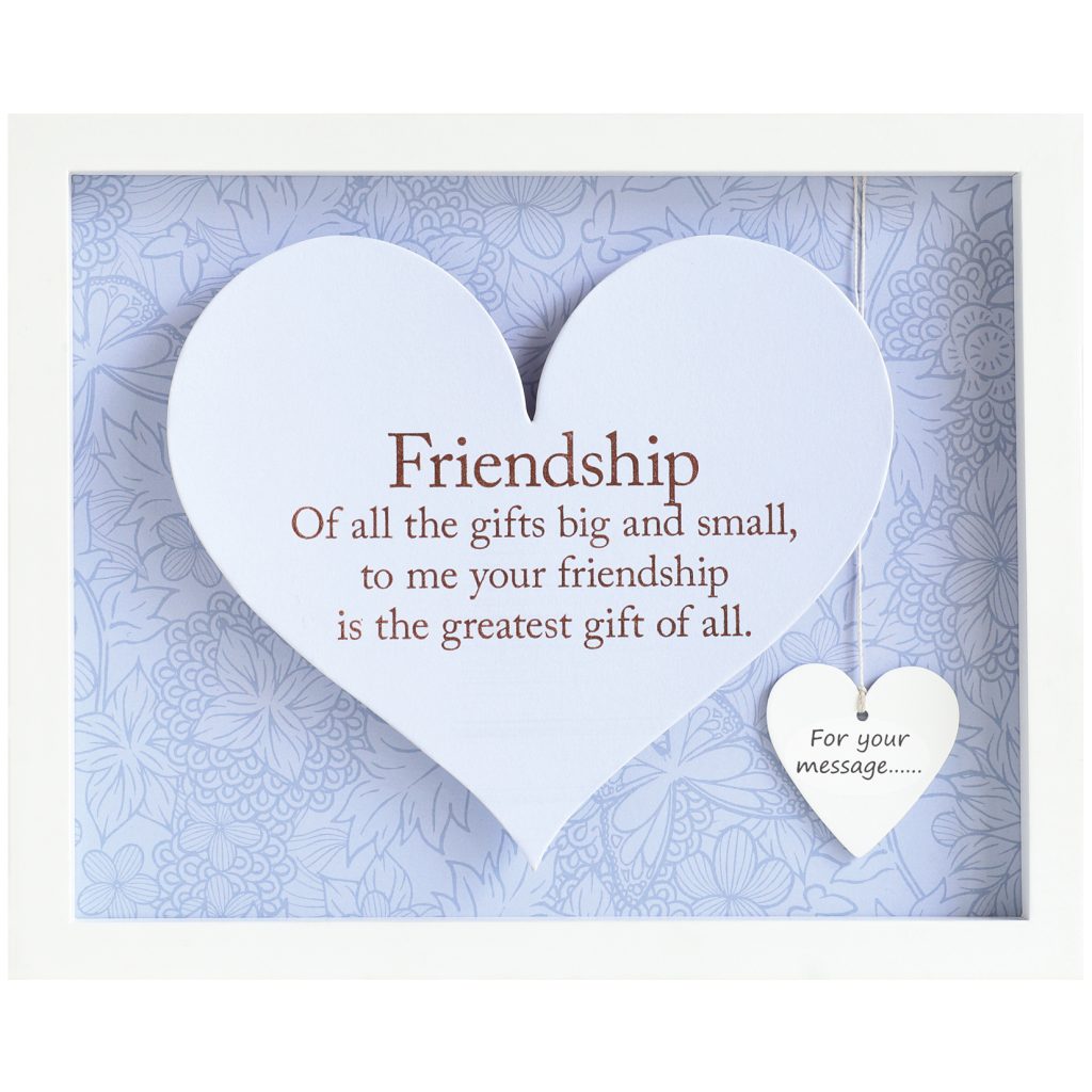 Said with Sentiment Heart Frame Friendship