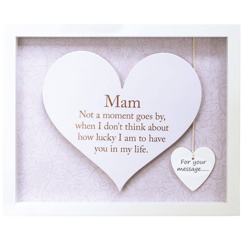 Said with Sentiment Heart Frame Mam