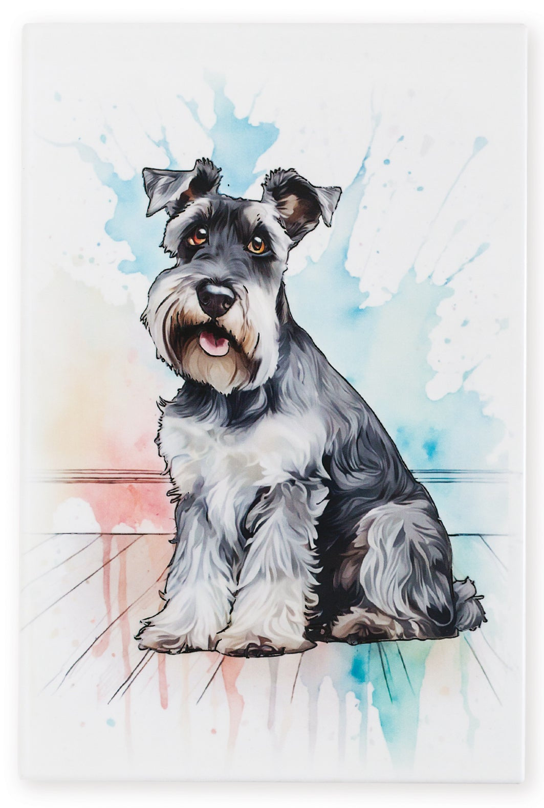 Art of Arora Schnauzer – Ceramistone Tile