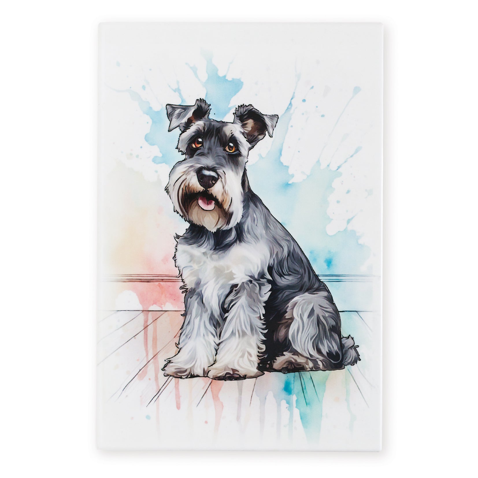 Art of Arora Schnauzer – Ceramistone Tile