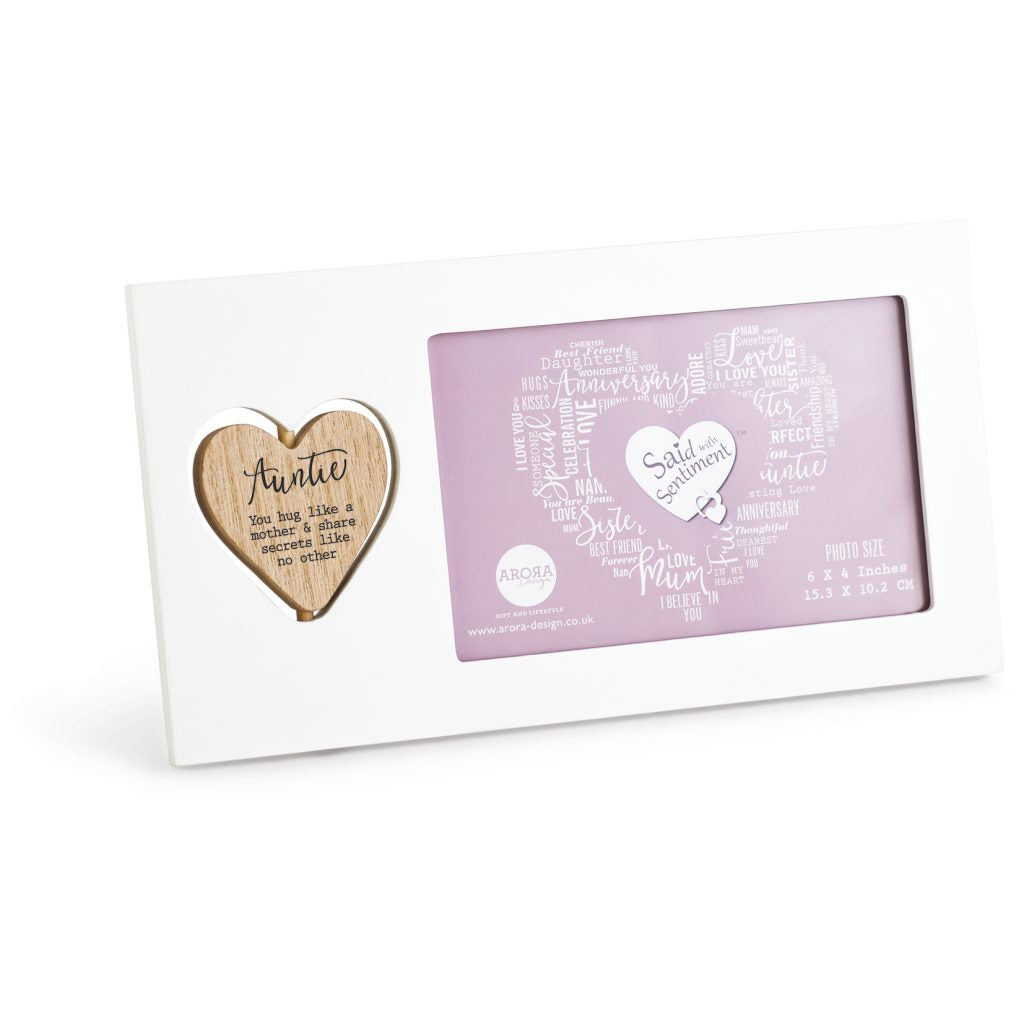 Said with Sentiment Photo Frame Auntie