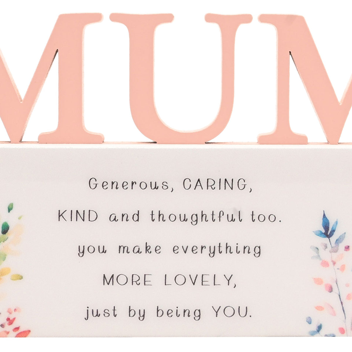 The Cottage Garden Floral Word - Mum