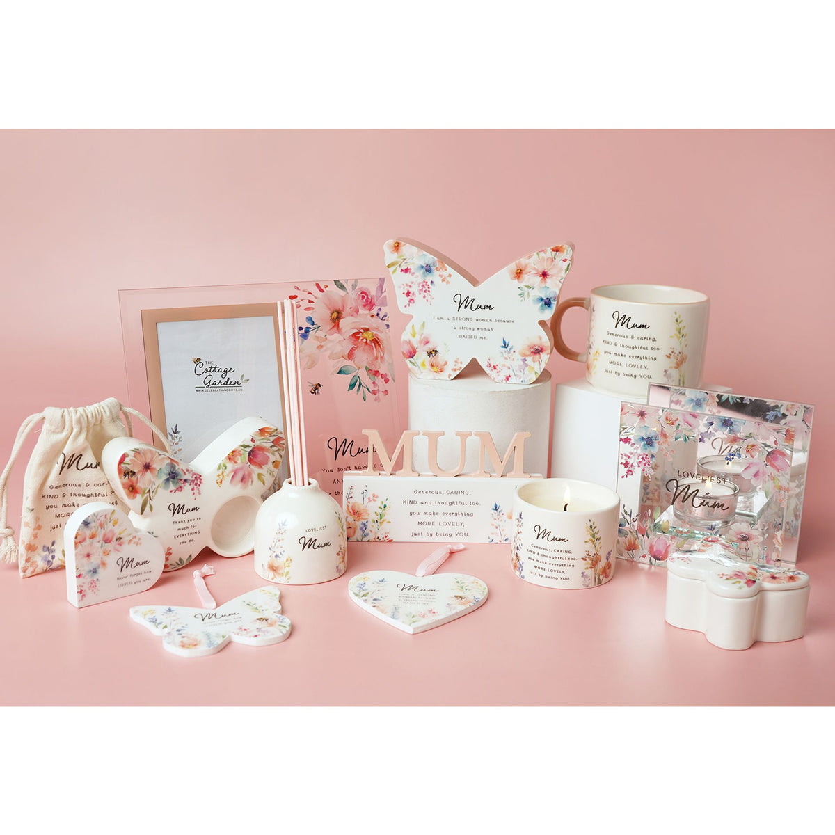 The Cottage Garden Floral Word - Mum