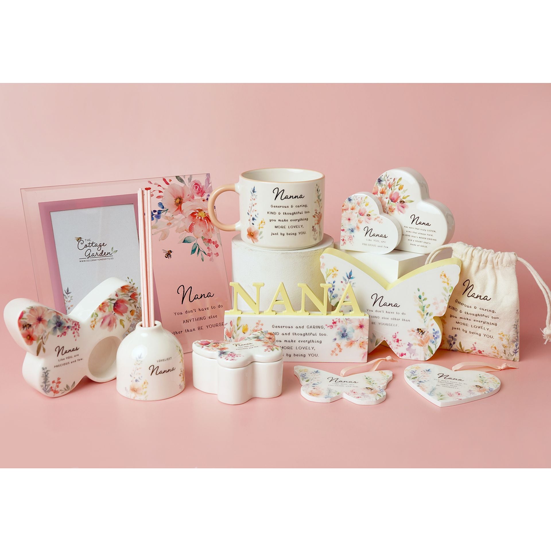 The Cottage Garden Butterfly Tealight Holder - Nana