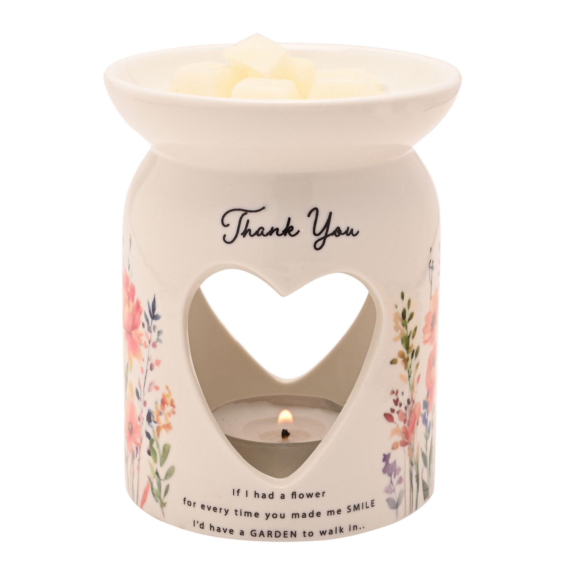 The Cottage Garden Wax Melt Burner - Thank You