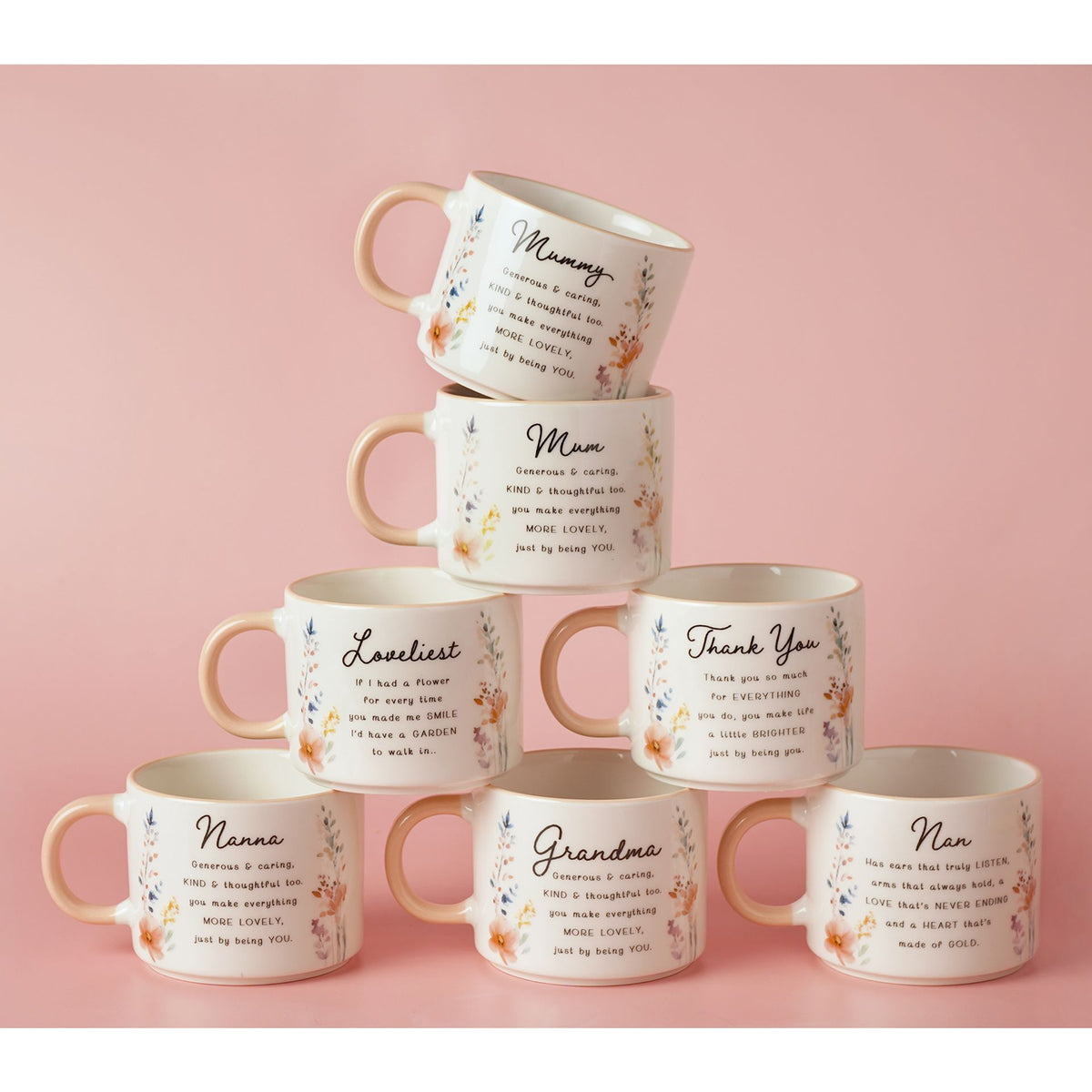The Cottage Garden Peach Mug - Mummy