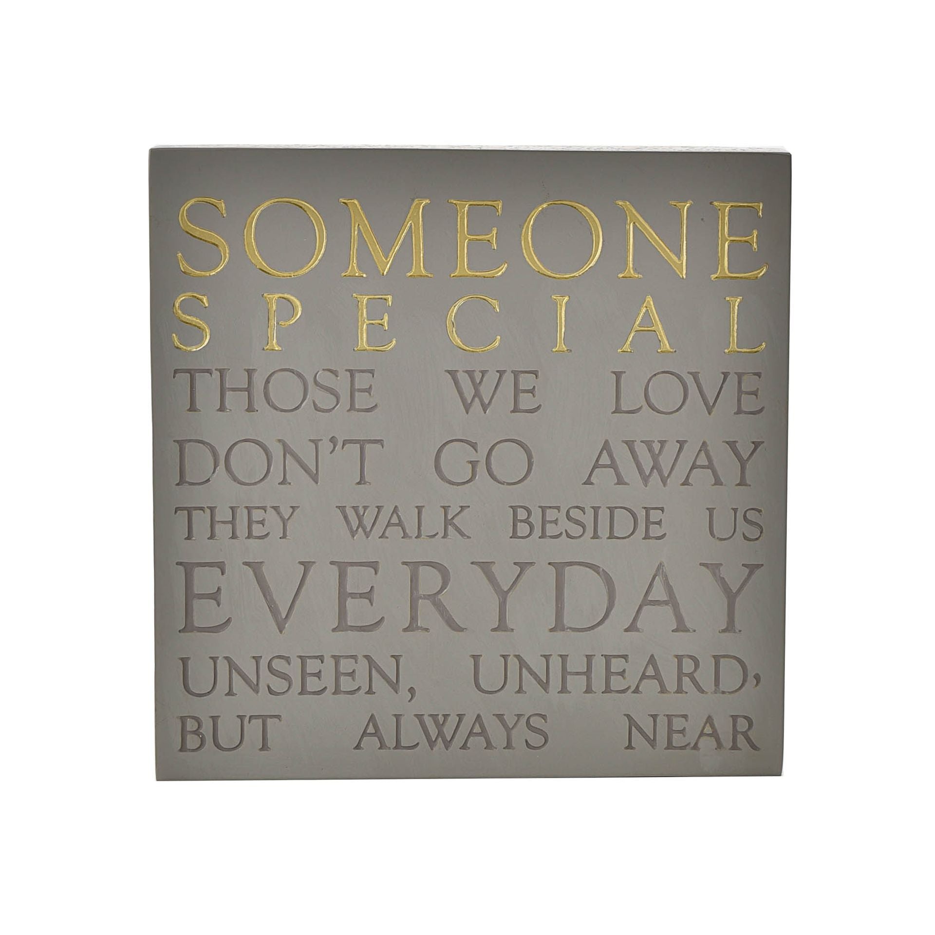 Thoughts of You Memorial Square Plaque - Someone Special