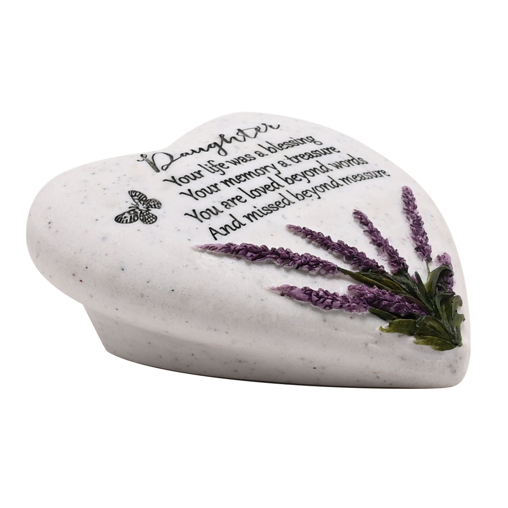 Thoughts Of You Heart Stone Lavender - Daughter