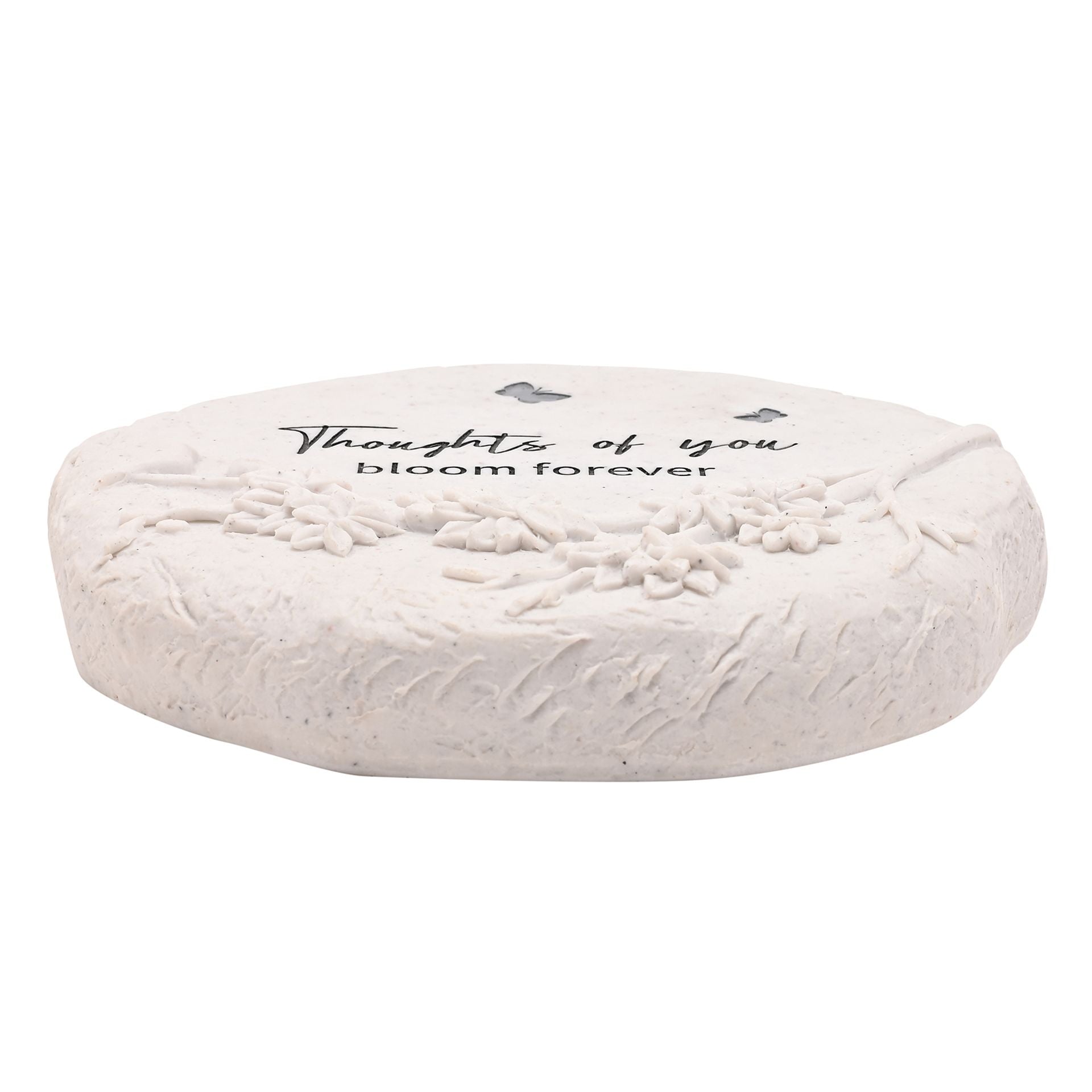 Thoughts of You Graveside Round Stone - Bloom Forever