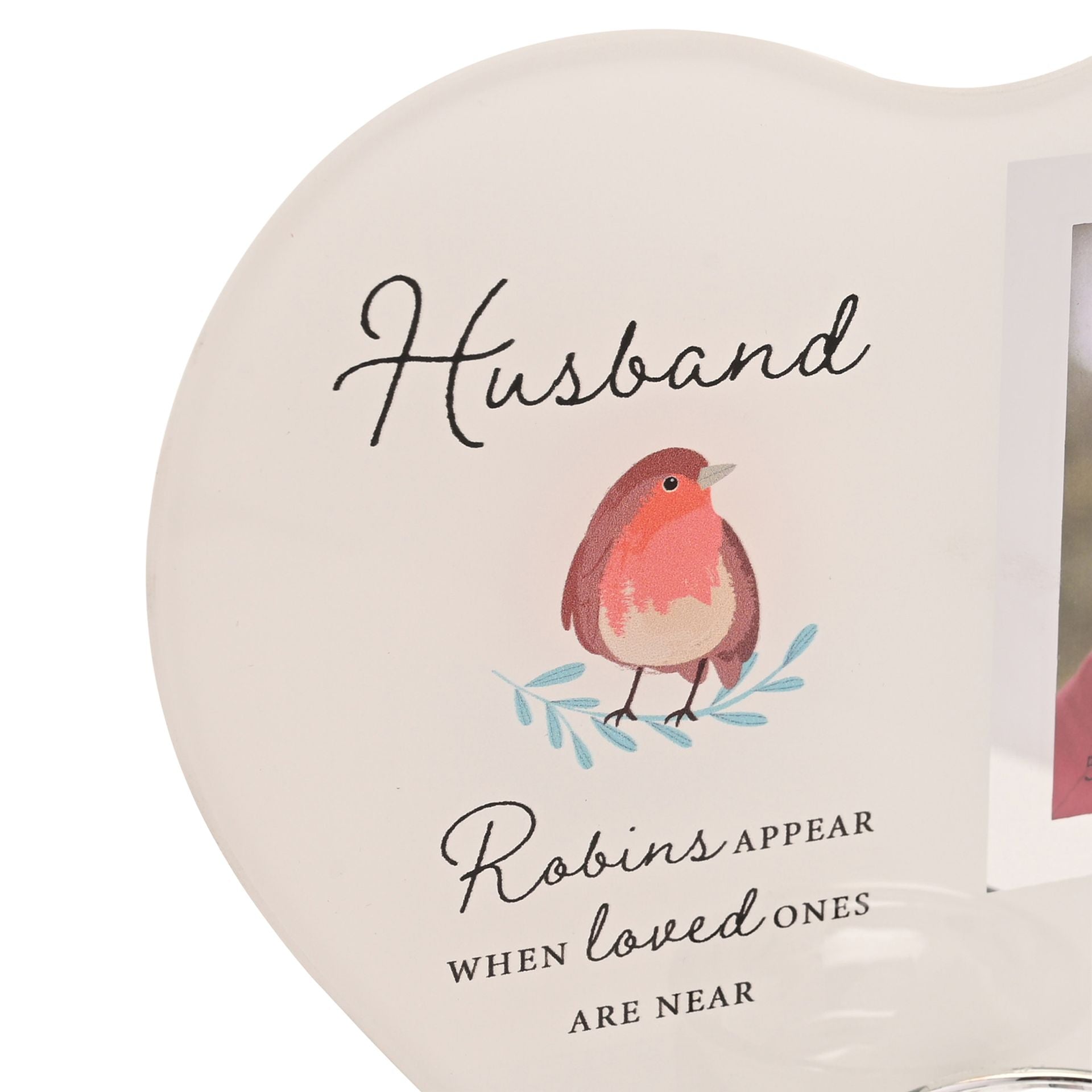 Thoughts of You Tea Light Holder with Photo - Husband