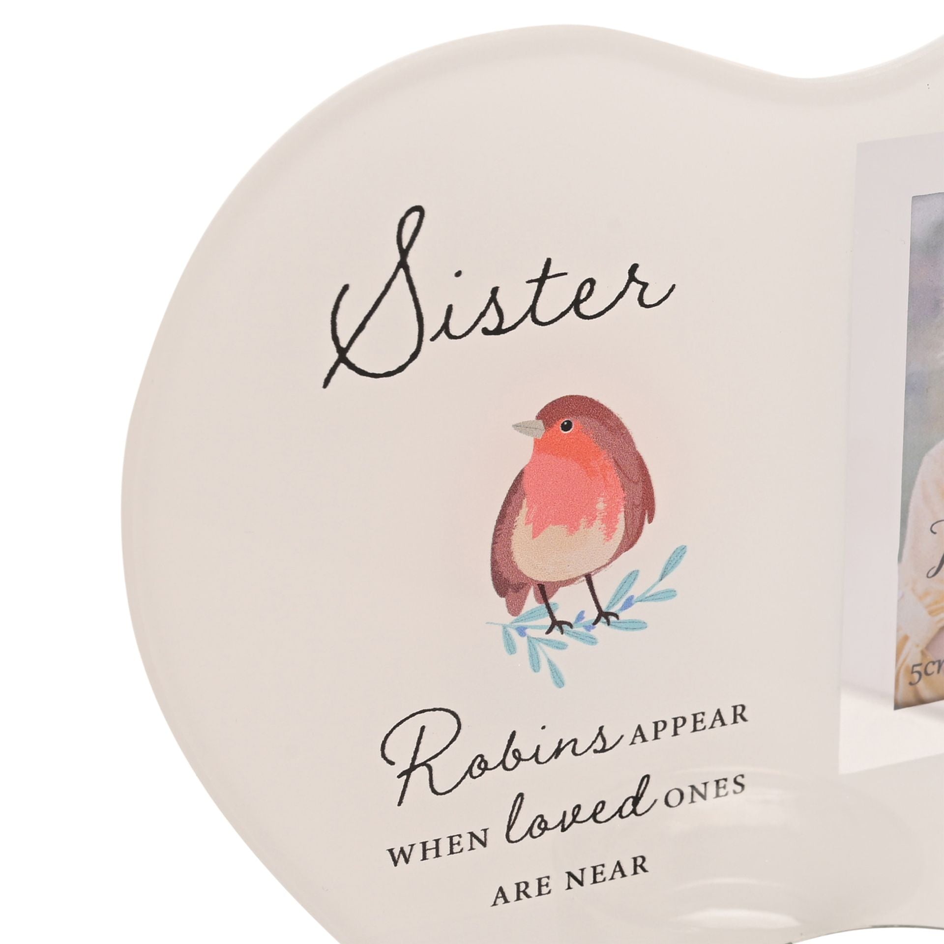 Thoughts of You Tea Light Holder with Photo - Sister