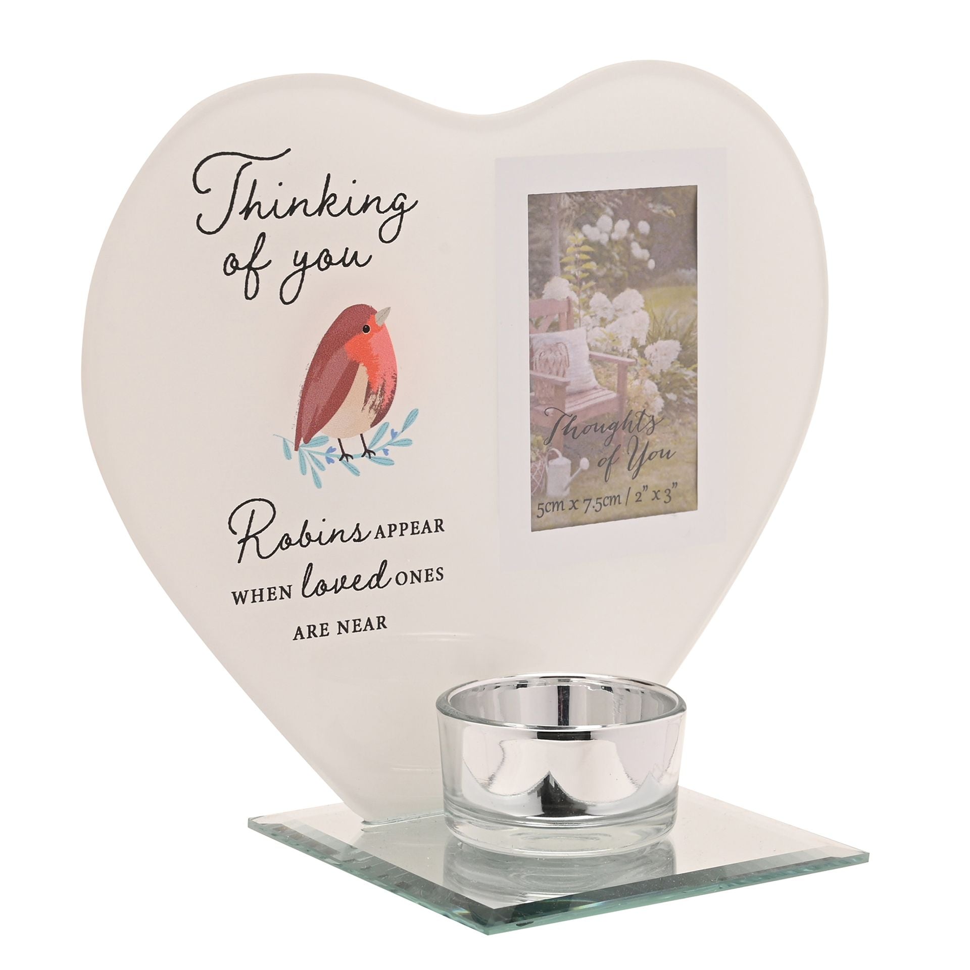 Thoughts of You Tea Light Holder with Photo - Thinking Of You