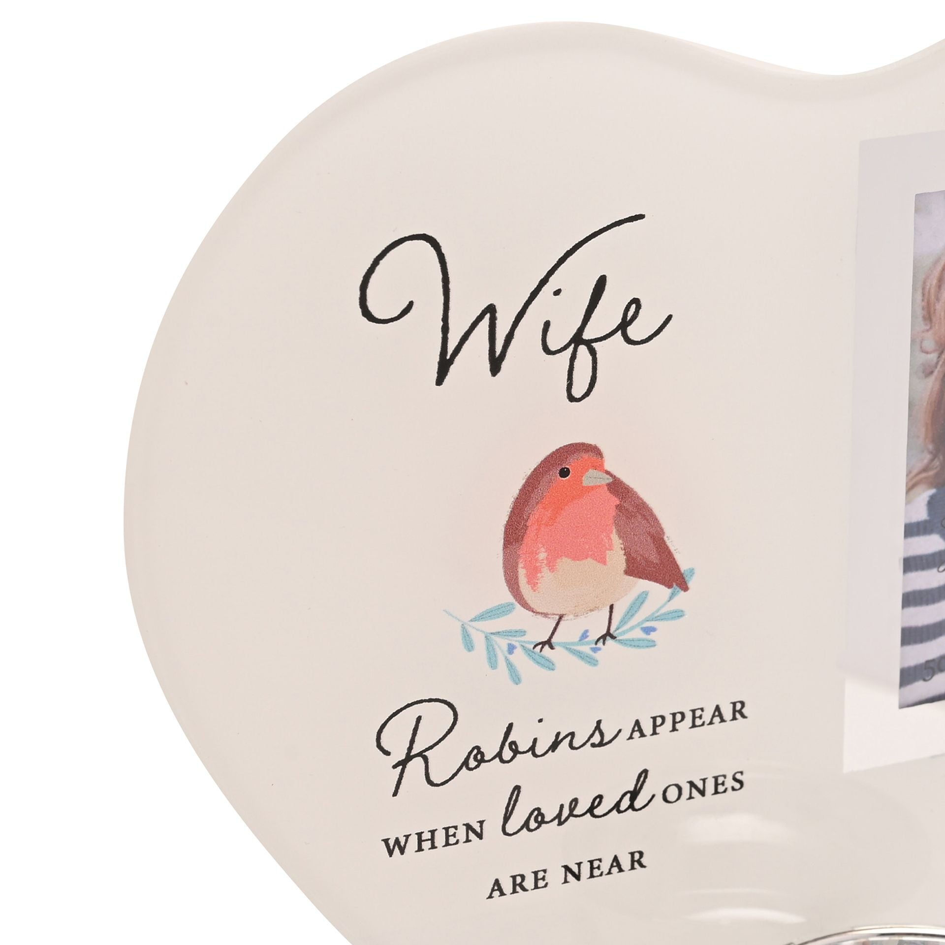 Thoughts of You Tea Light Holder with Photo - Wife