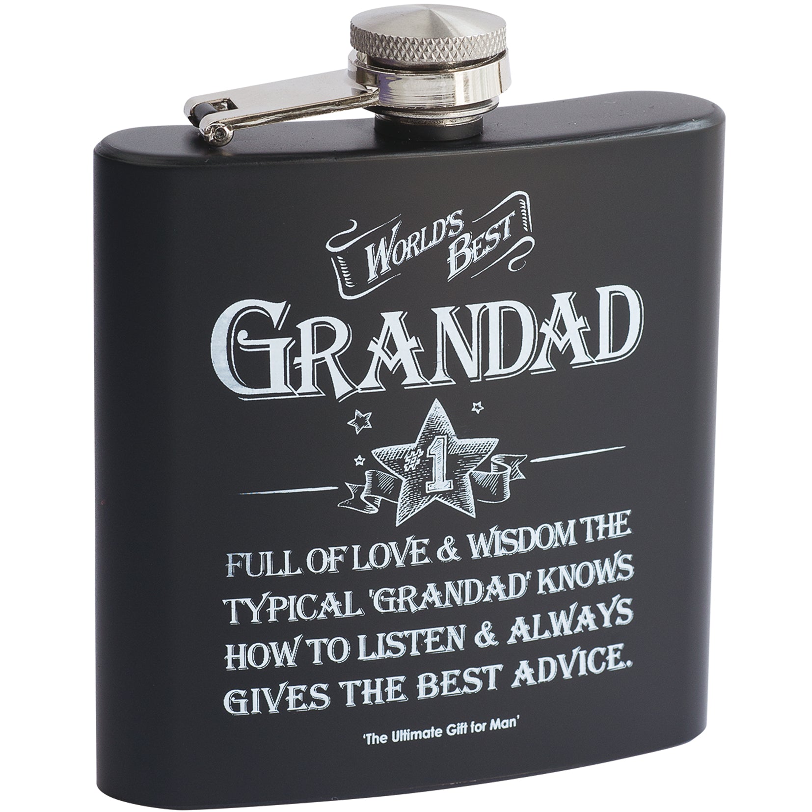 Ultimate Gift For Man Hip Flask Grandad