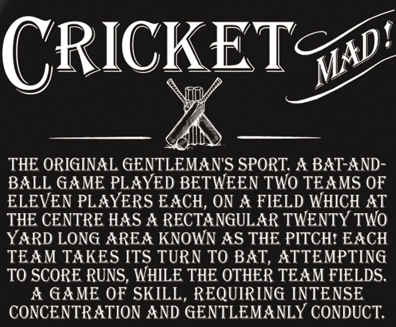 Ultimate Gift For Man Lap Tray Cricket