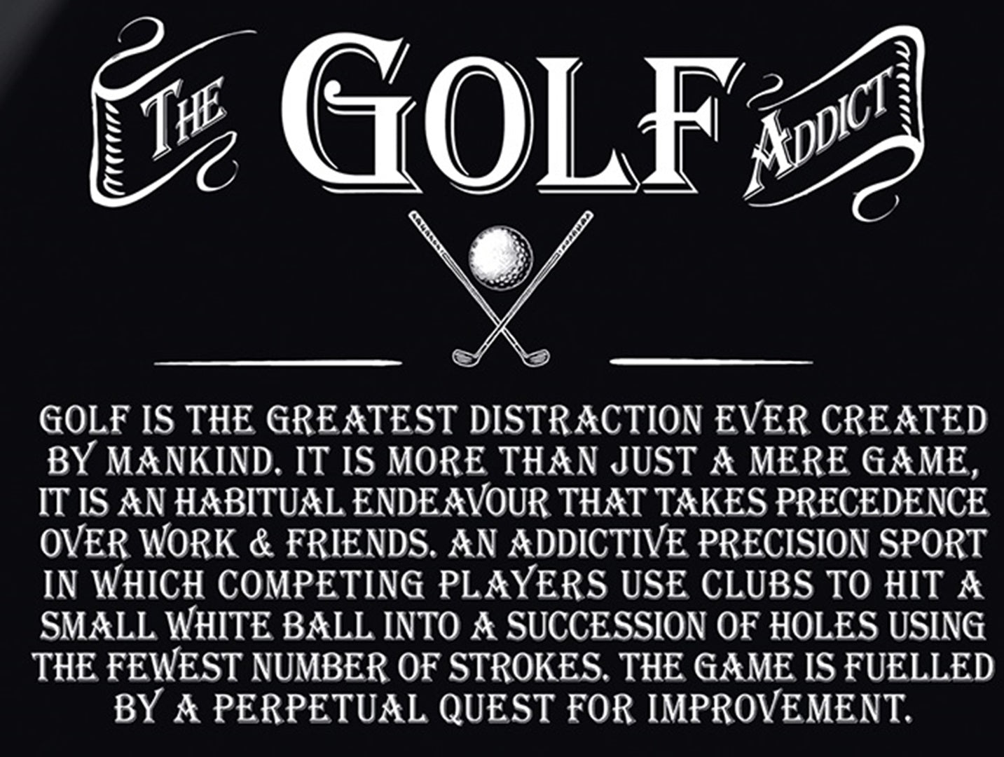 Ultimate Gift For Man Lap Tray Golf