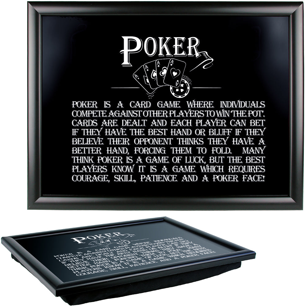 Ultimate Gift For Man Lap Tray Poker