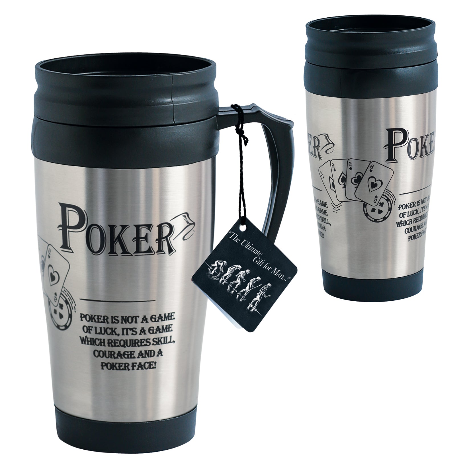 Ultimate Gift For Man Travel Mug Poker