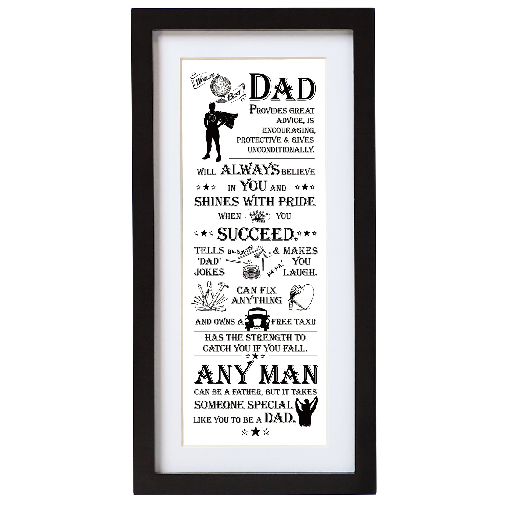 Ultimate Gift For Man Wall Art Dad