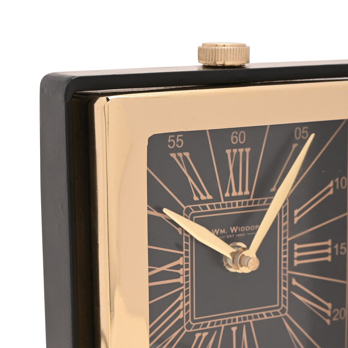 Wm.Widdop Table Clock On A Stand