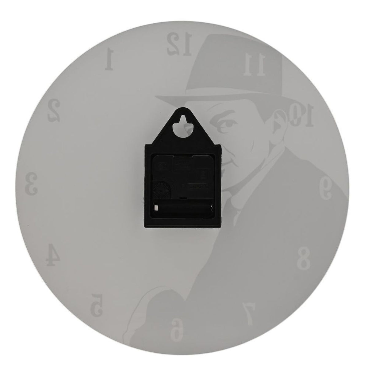 Hometime Iconic Collection Glass Wall Clock 30cm The 50's Crooner