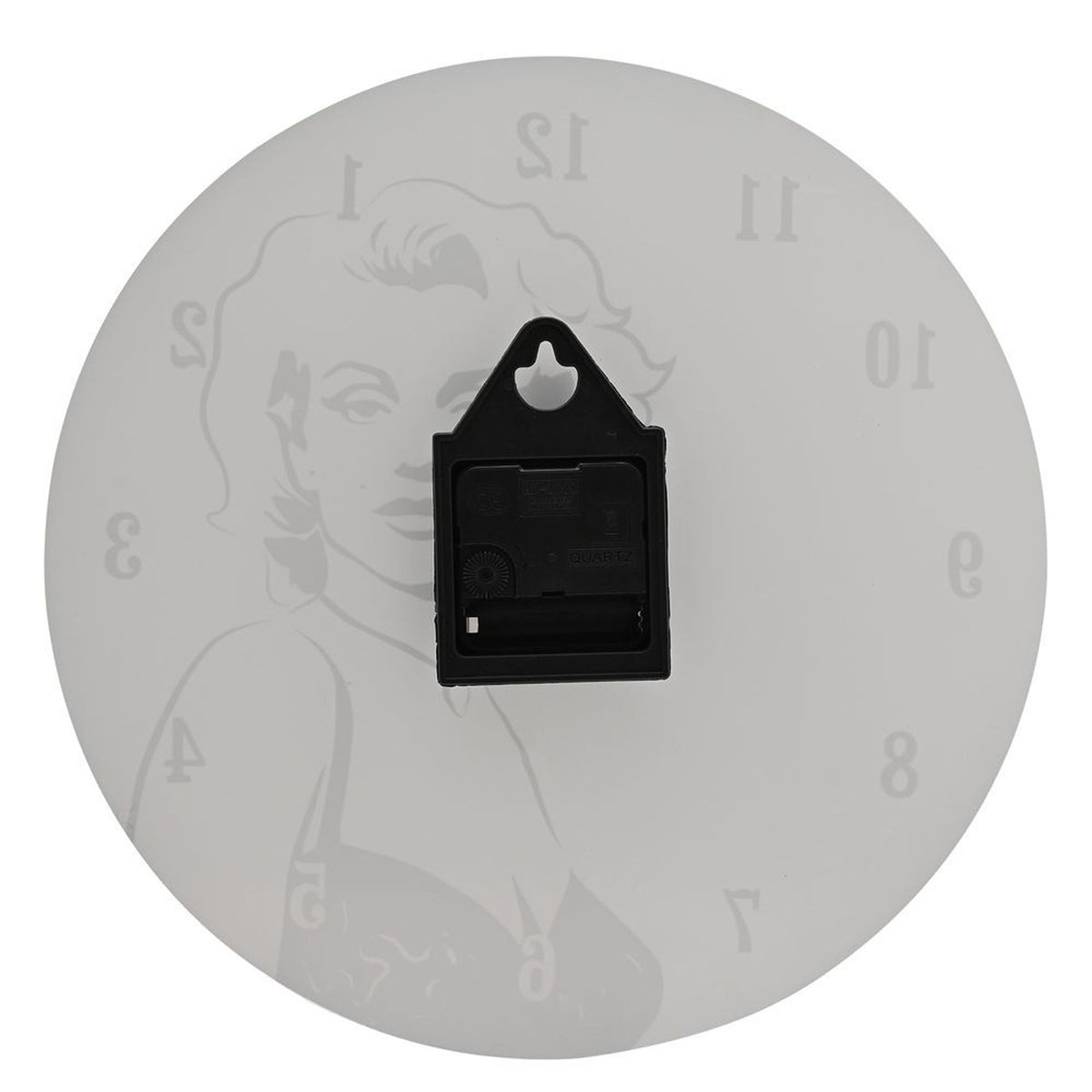 Hometime Iconic Collection Glass Wall Clock 30cm The 50's Hollywood Legend