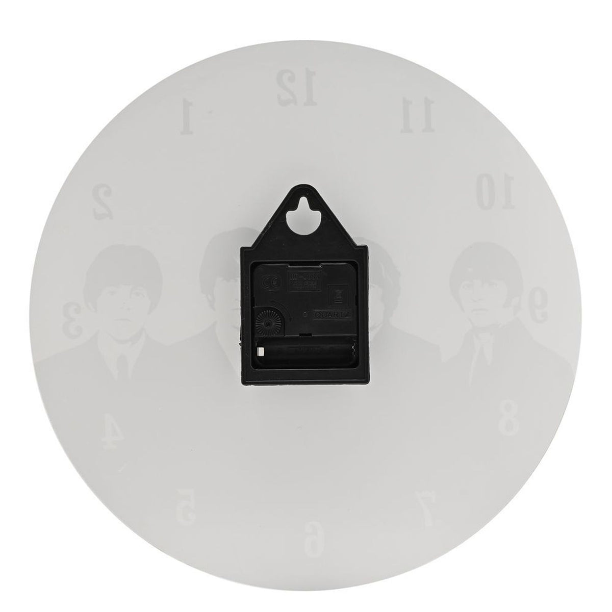 Hometime Iconic Collection Glass Wall Clock 30cm The 60's Rock Band