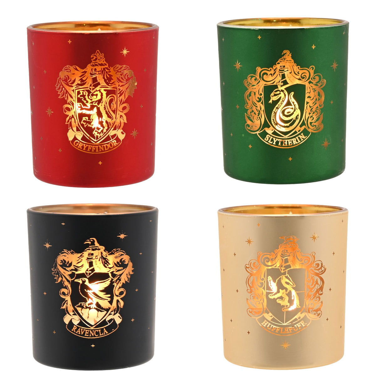 Set of 4 Harry Potter Alumni Tealight Holders - Houses