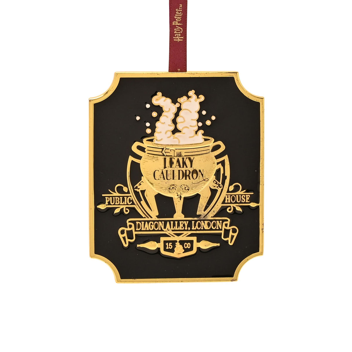 Harry Potter Alumni Metal Epoxy Hanging Dec - Leaky Cauldron