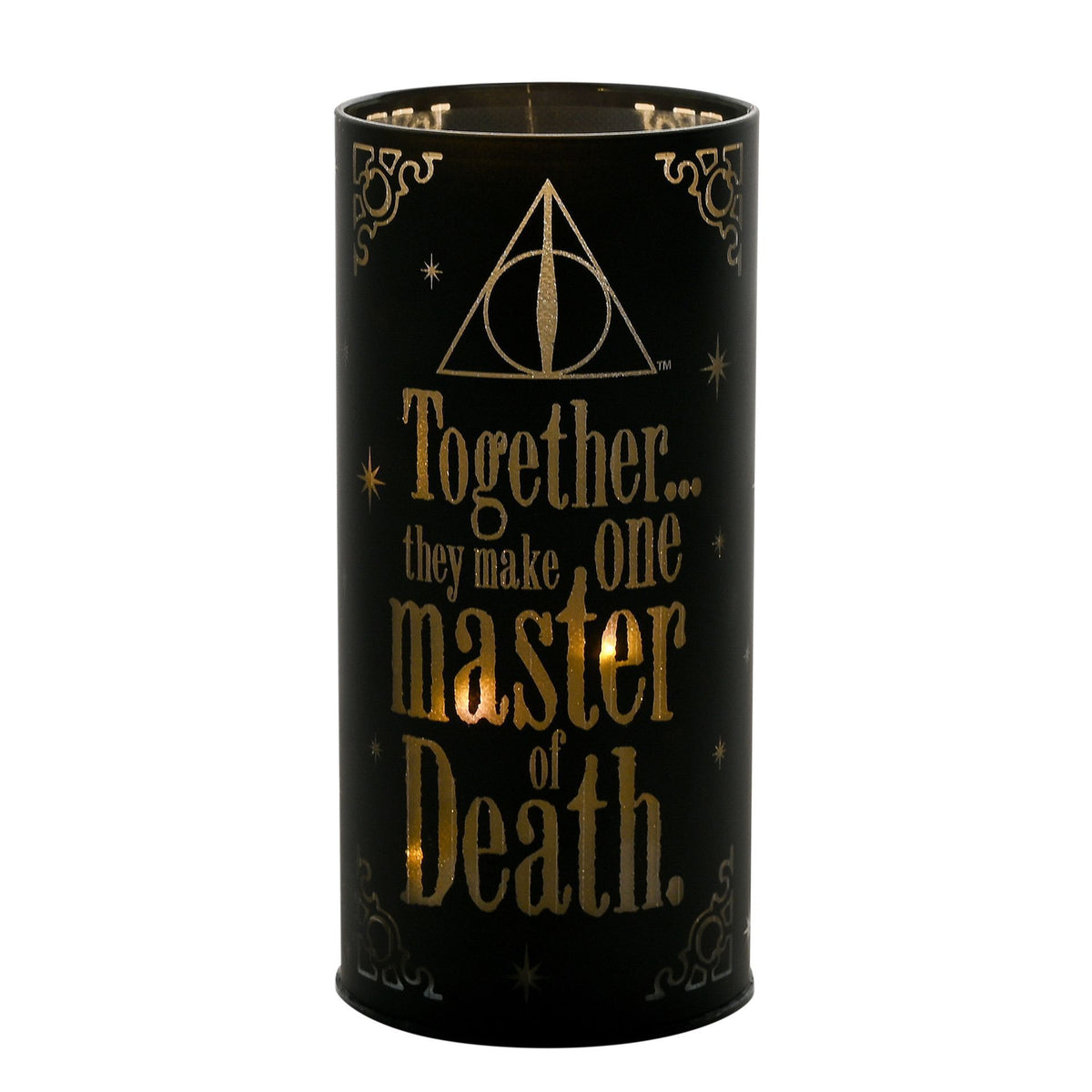 Warner Bros Harry Potter Dark Arts Light Up Tube - Deathly Hallows