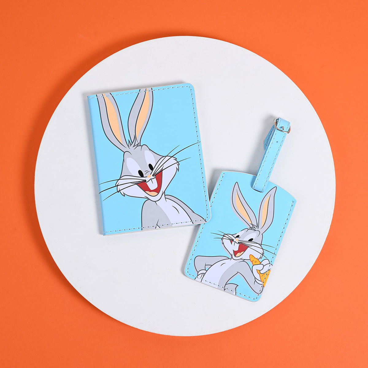 Warner Bros Looney Tunes Bugs Bunny Passport & Luggage Tag