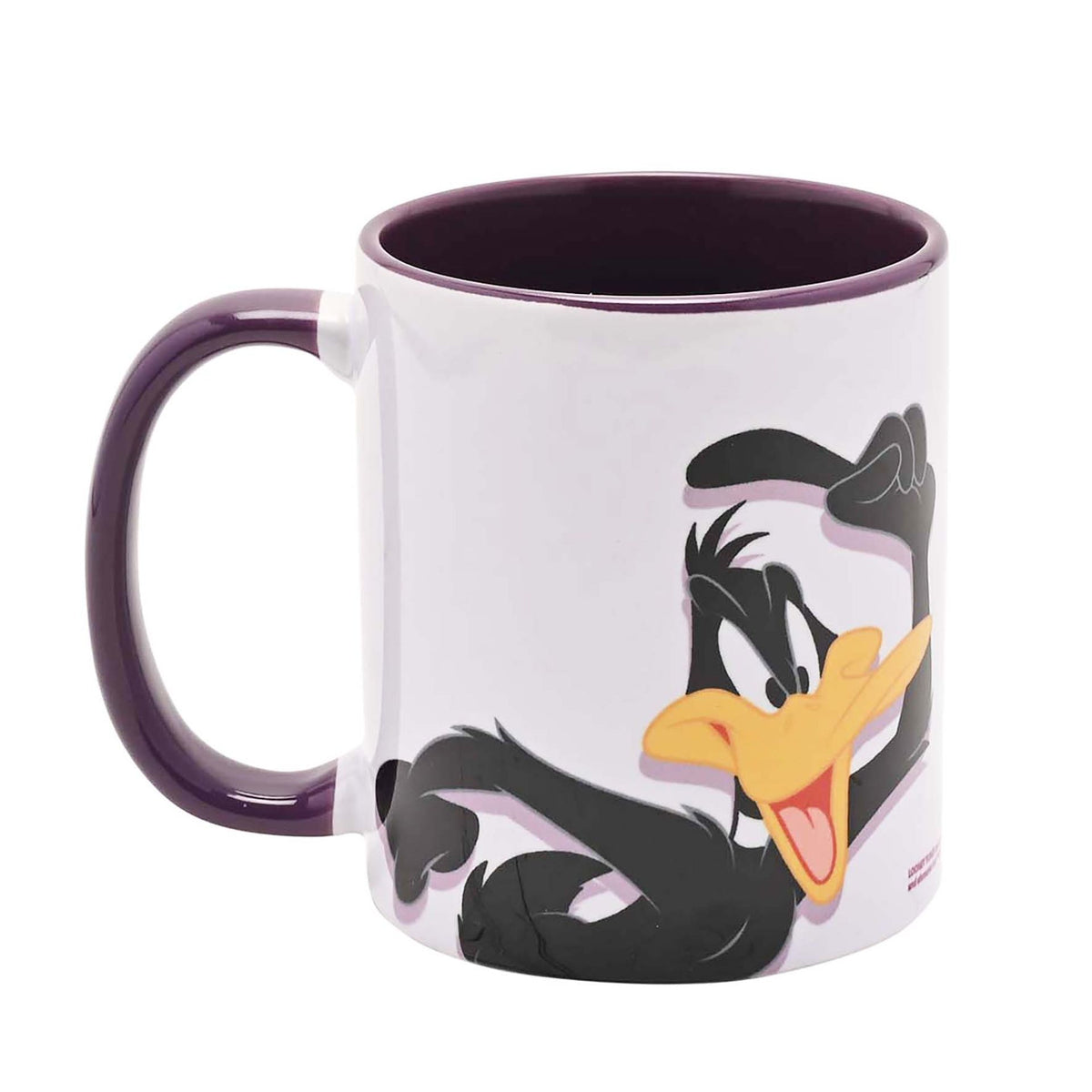 Warner Bros Looney Tunes Daffy Duck Purple Inside Mug - 11oz