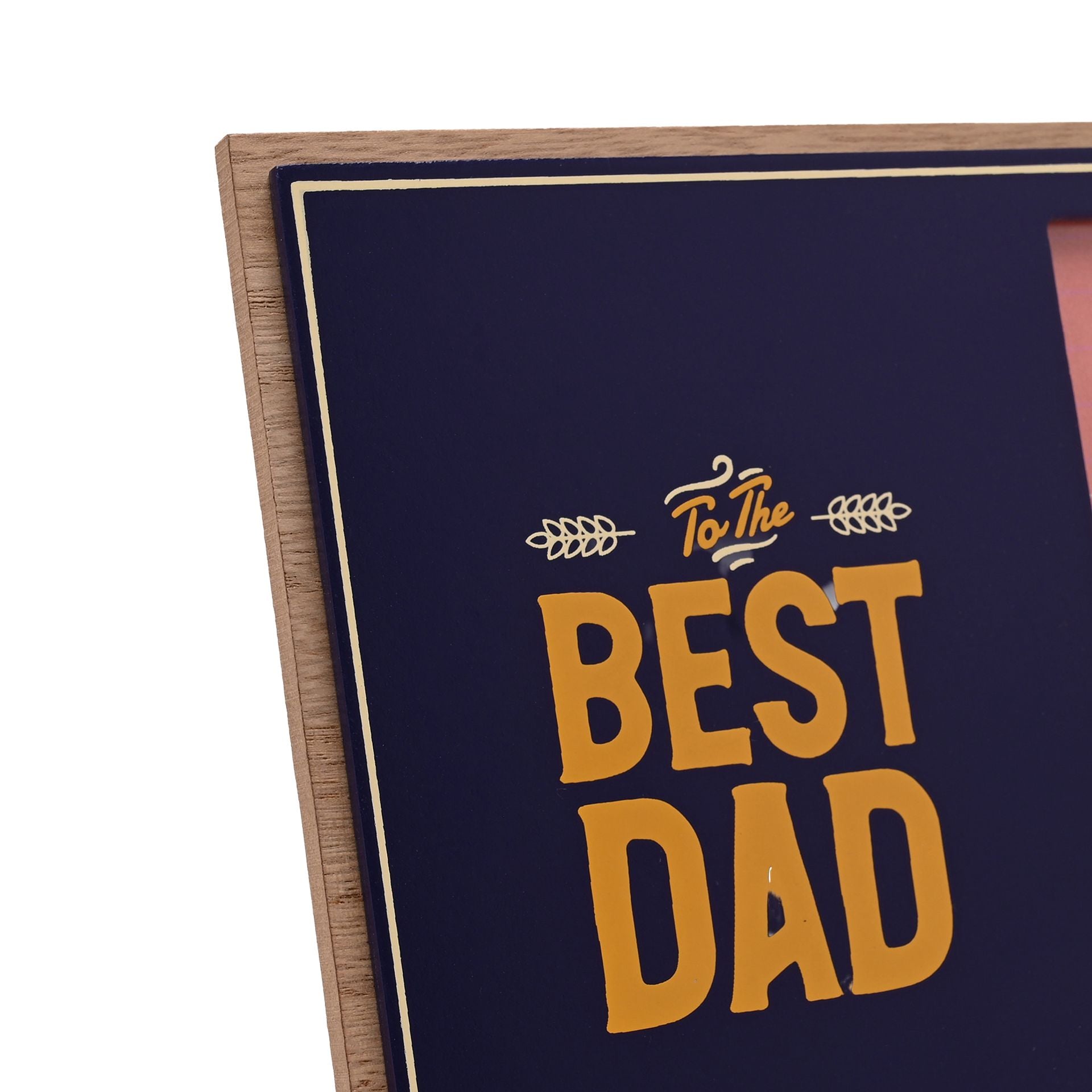 Well Crafted Photo Frame 4" x 6" - Best Dad