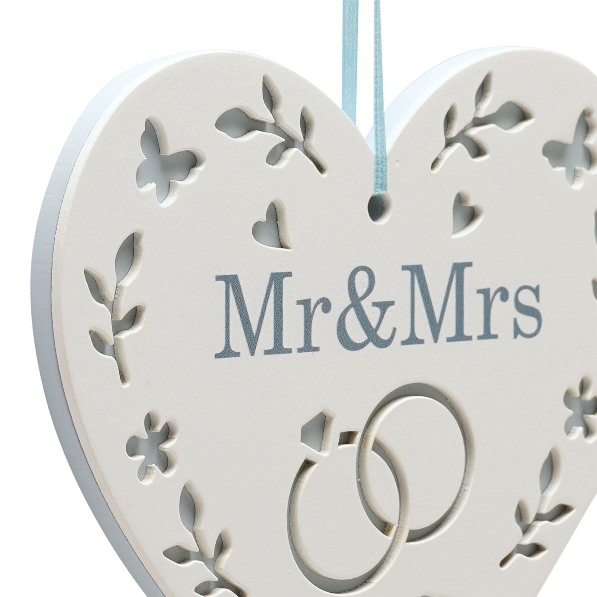 Always & Forever Hanging Heart - Mr & Mrs