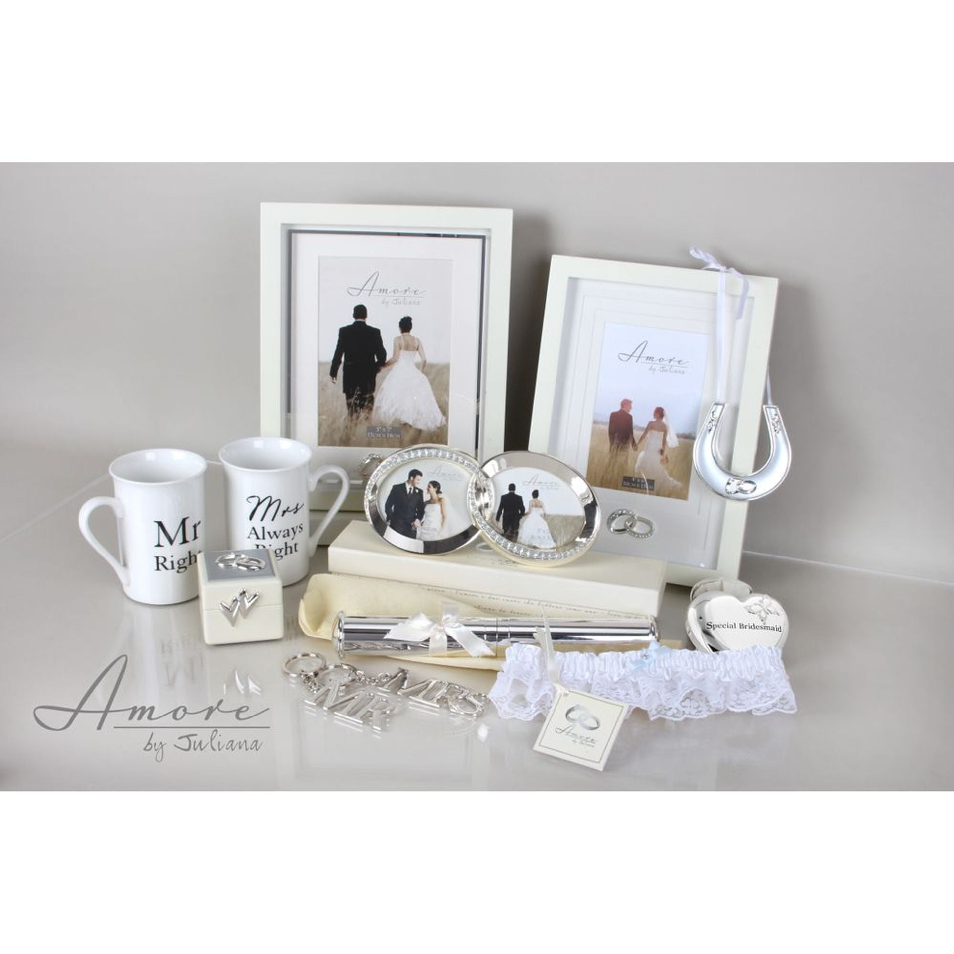 Amore 2 piece Mug Set - "Mr Right / Mrs Always Right"